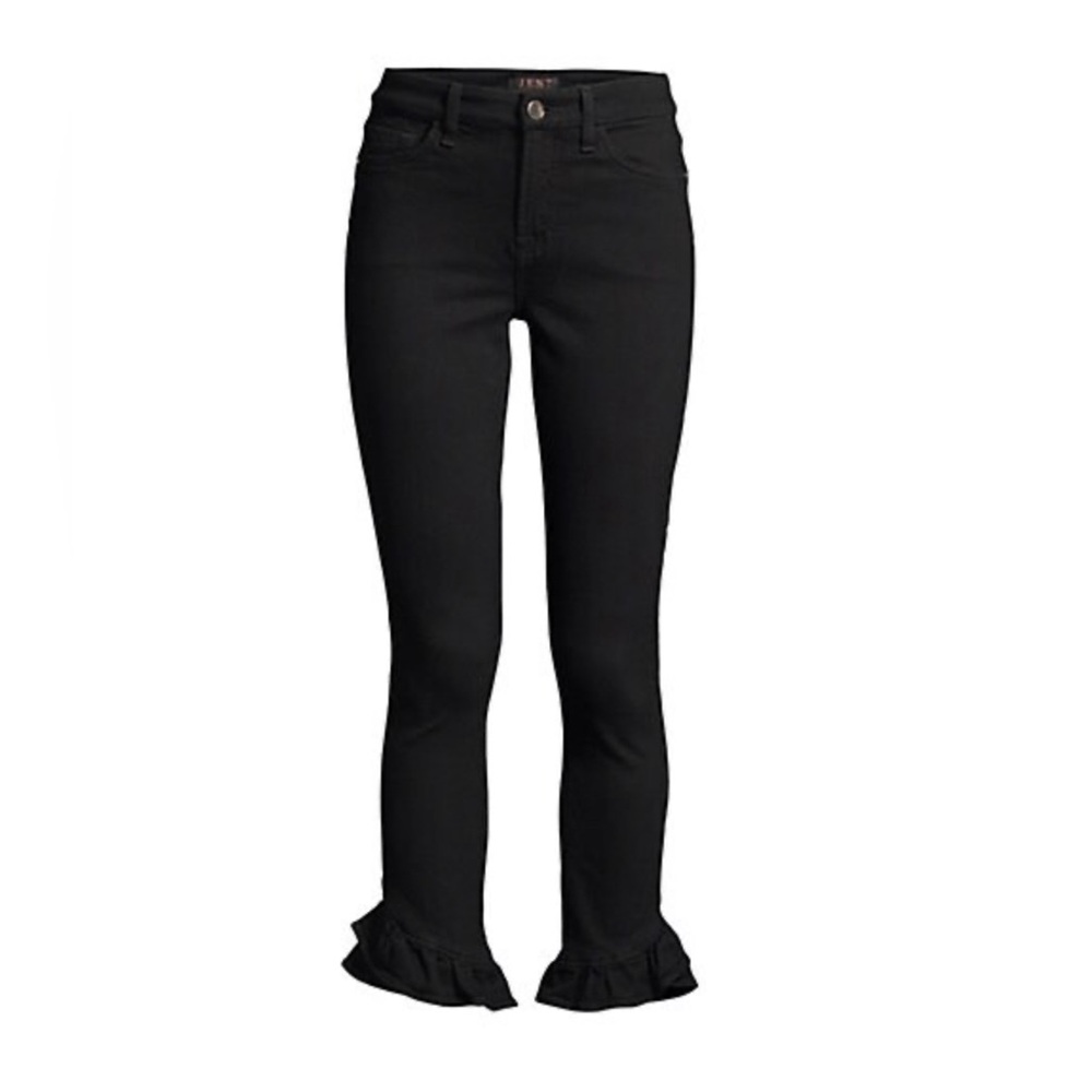 Jen7 For All Mankind, ruffle hem ankle crop skinny jeans size 29 (8)
